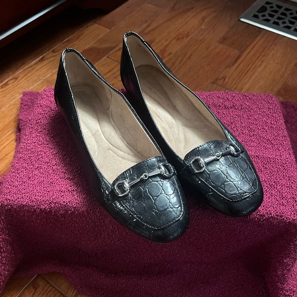 Naturalizer N5 Comfort loafers, black size 7 - Picture 1 of 7